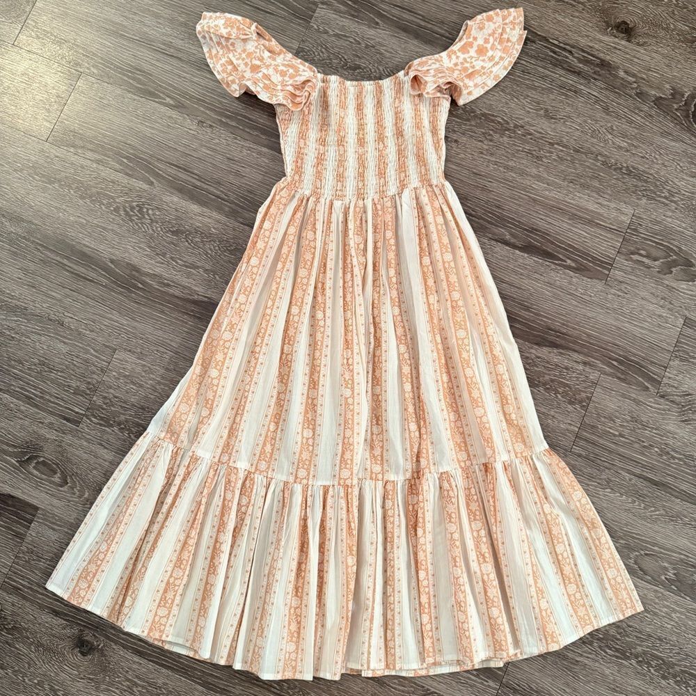 Mille Cotton Off Shoulder Maxi Dress New